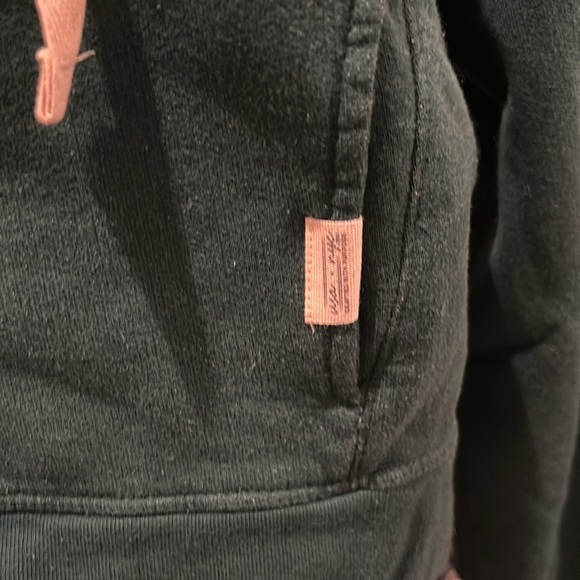 CHAMPION VINTAGE WAVE WASH ZIP-UP HOODIE IN WASHED Green Size M - Picture 6 of 7